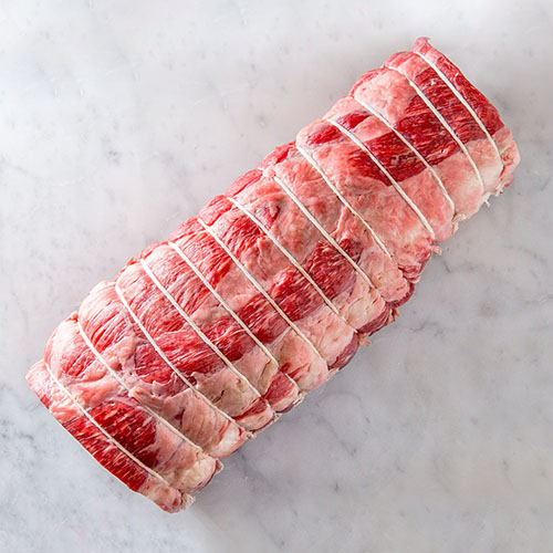 beef round rolled up