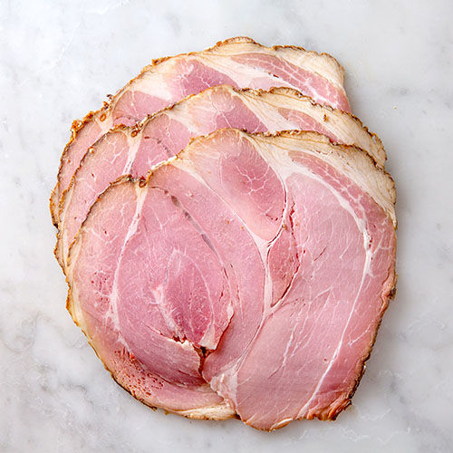 slices of cured meat