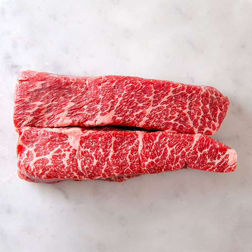 meat on a marble background